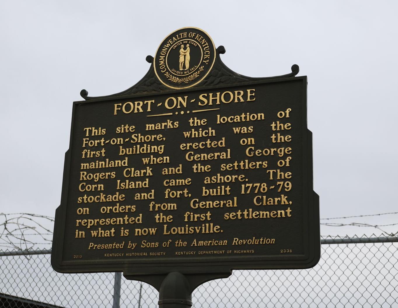 Kentucky Historical marker in Portland